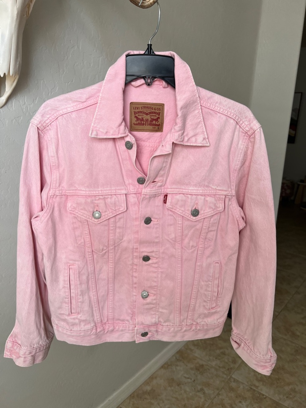 Pink Denim Jacket